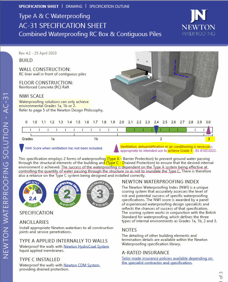 basement structural warranty